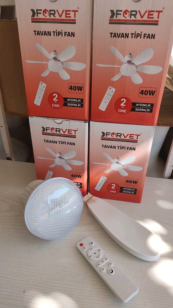 fan kumandalı vantilatör ampullu - 2