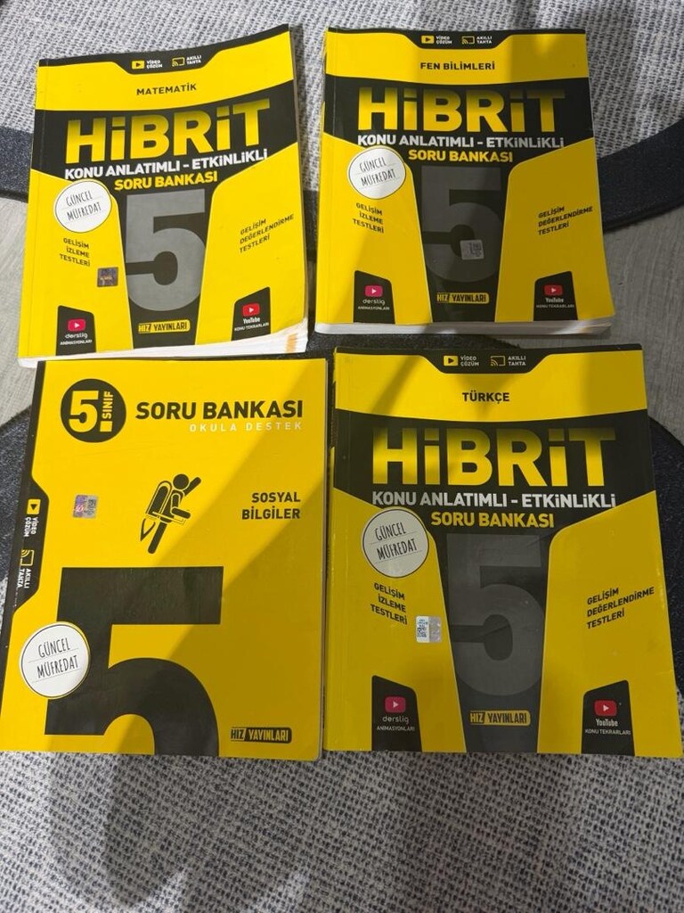 5.sınıf hız yayınları hibrit konu anlatımlı soru bankaları - 5