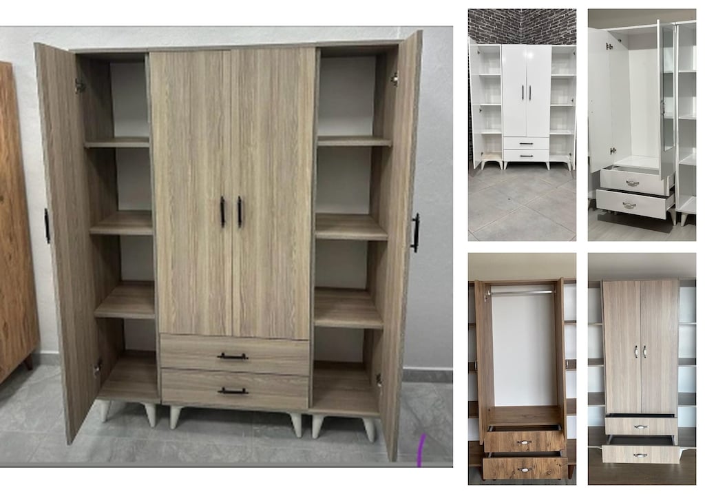 4 kapaklı elbise dolabı hkzcmcphkp - 5