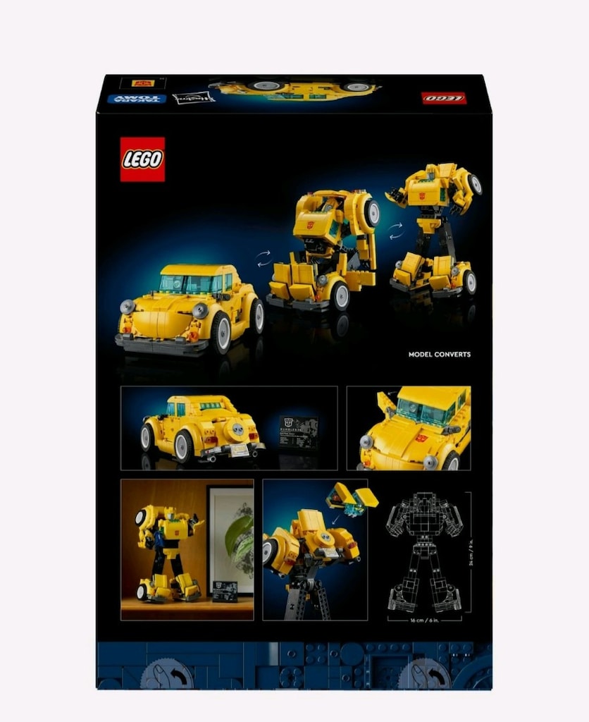 LEGO 10338 Icons Transformers Bumblebee figür Robot Aksiyon Yapım Seti - 10