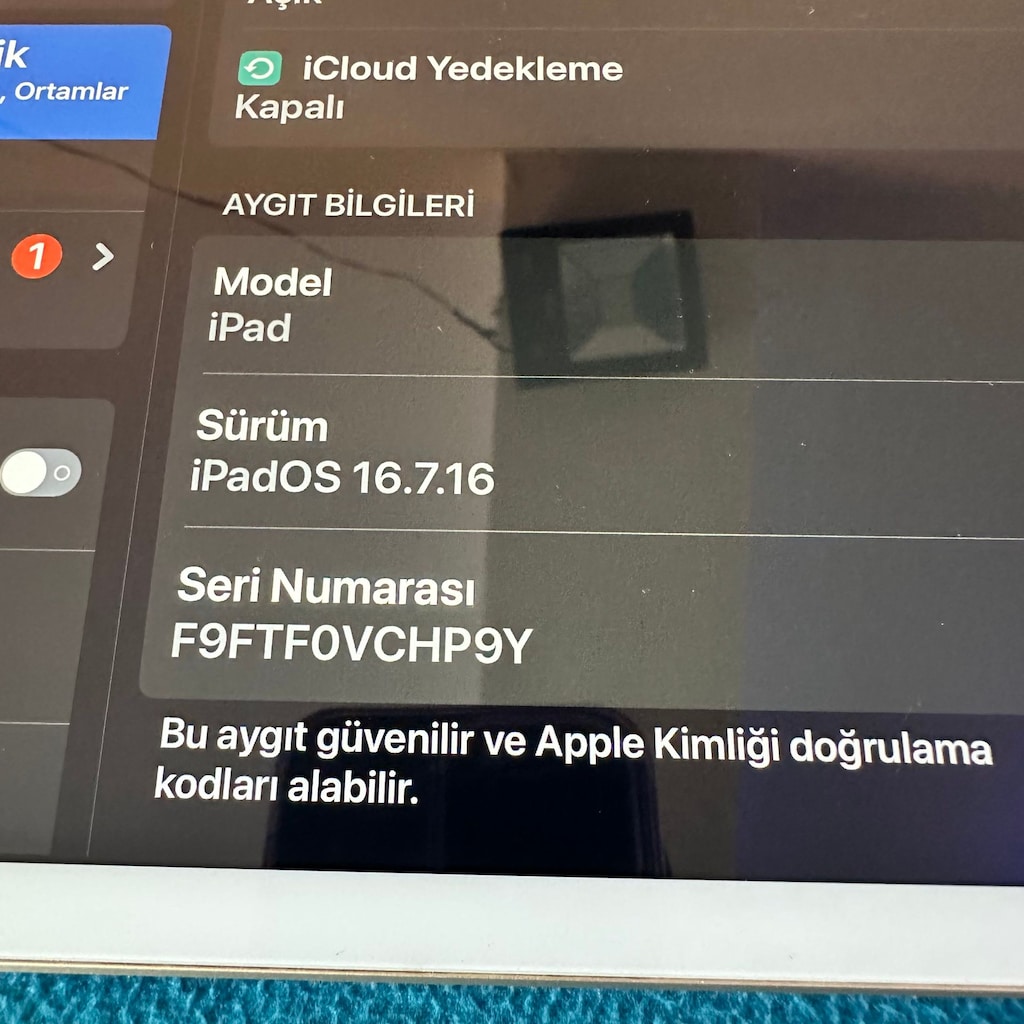 iPad5 9. 7 Ekran 128 GB Depolama GÜMÜŞ Yalnızca WiFi ÇOK TEMİZ - 6