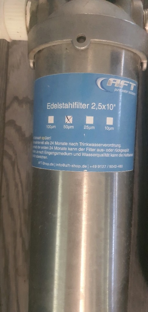 Alman Harikası AFT Paslanmaz Çelik (V4A) 3’lü Profesyonel Su Filtresi - 3