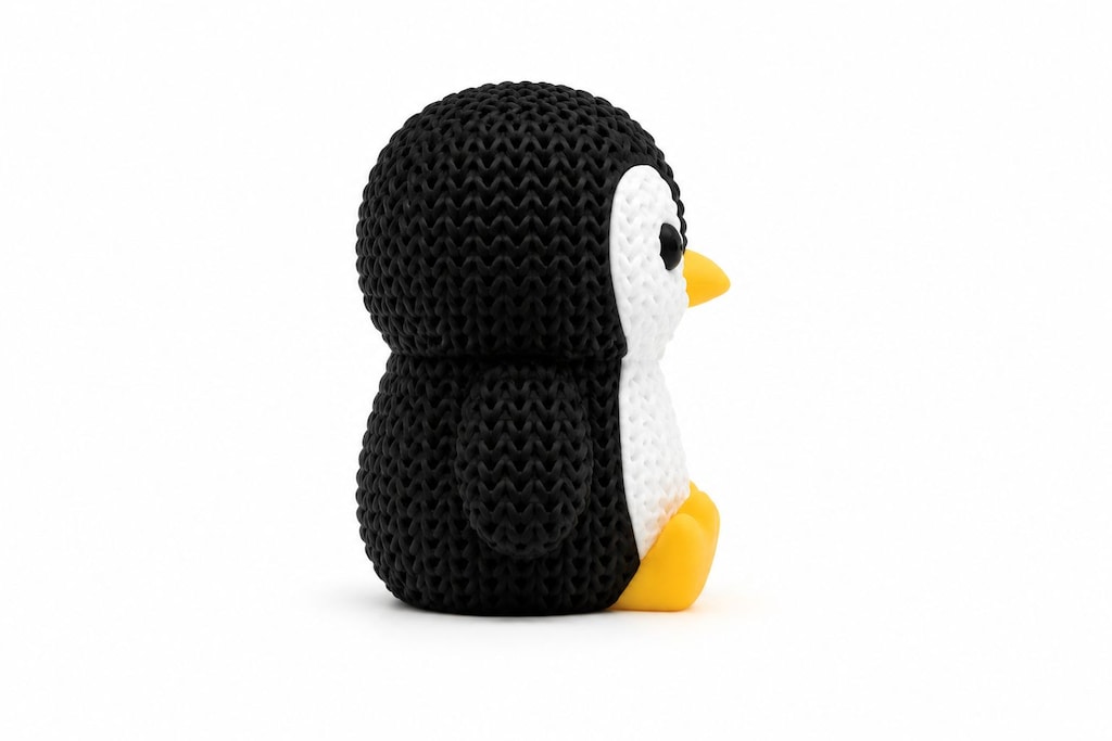 Yapı3D Örgü Dokulu Dekoratif Penguen Figürü - 2