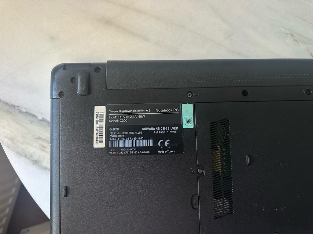 İş/Okul/Günlük Kullanım İçin Temiz Casper Laptop - 4