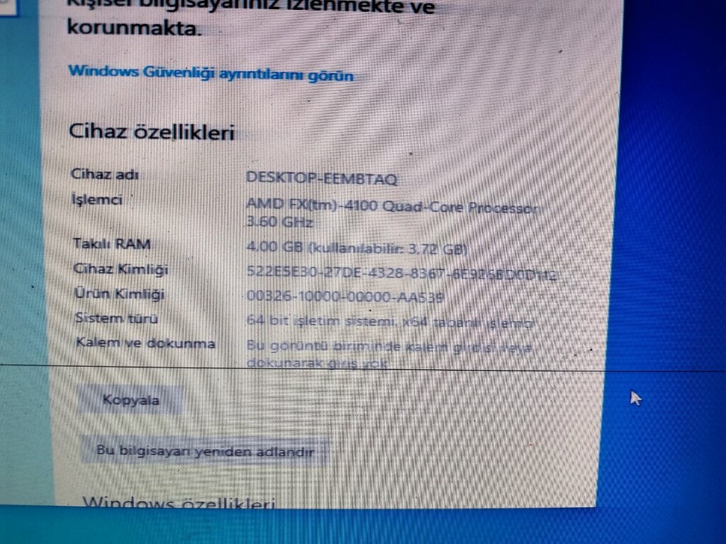 Sadece PC Kasası Özellikleri Fotoda Mevcut - 5