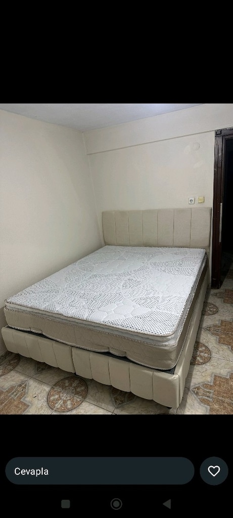 160/200 cm'lik baza Başlık petli yatak takım sandıklı baza - 5