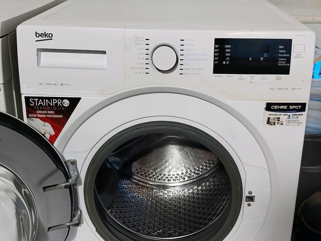 BEKO 9 KG ÇAMAŞIR MAKİNESİ İZMİR İÇİ 3 AY GARANTİMİZ VARDIR - 4