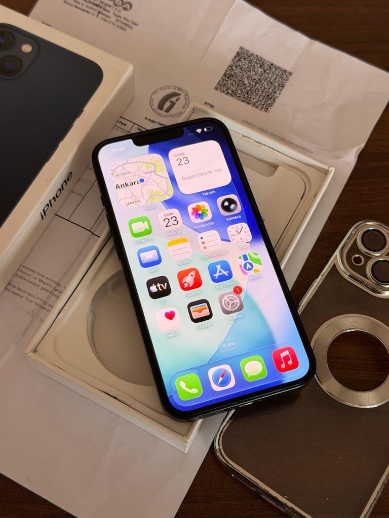 APPLE İPHONE 13 KUTULU FATURALI PİL 83 SORUNSUZ VE TEMİZ - 6