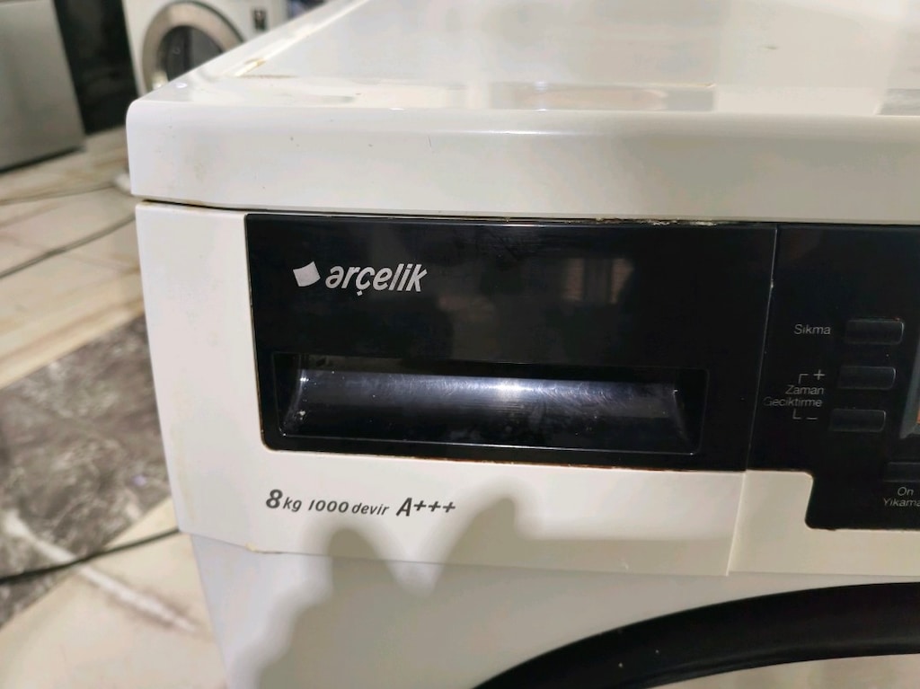 Arçelik 8 kg A+++ enerji 1000 devir çok temiz çamaşır makinesi - 5