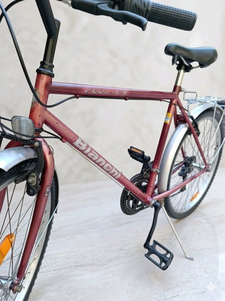 Teker 26. Shimano 18 hız. Temiz ve sorunsuz İtalyan Bianchi. - 4