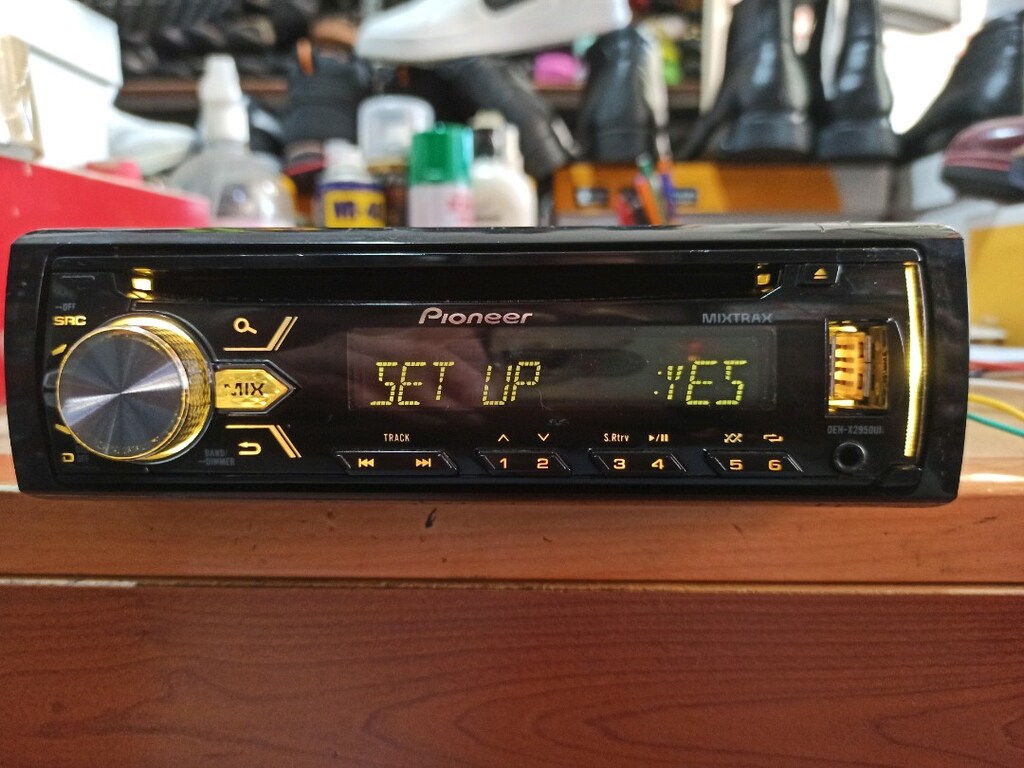 Eski seri Pioneer USB AUX RADYO CD ÇİFT ANFİ ÇIKIŞLI oto teyp sıfır gi - 10
