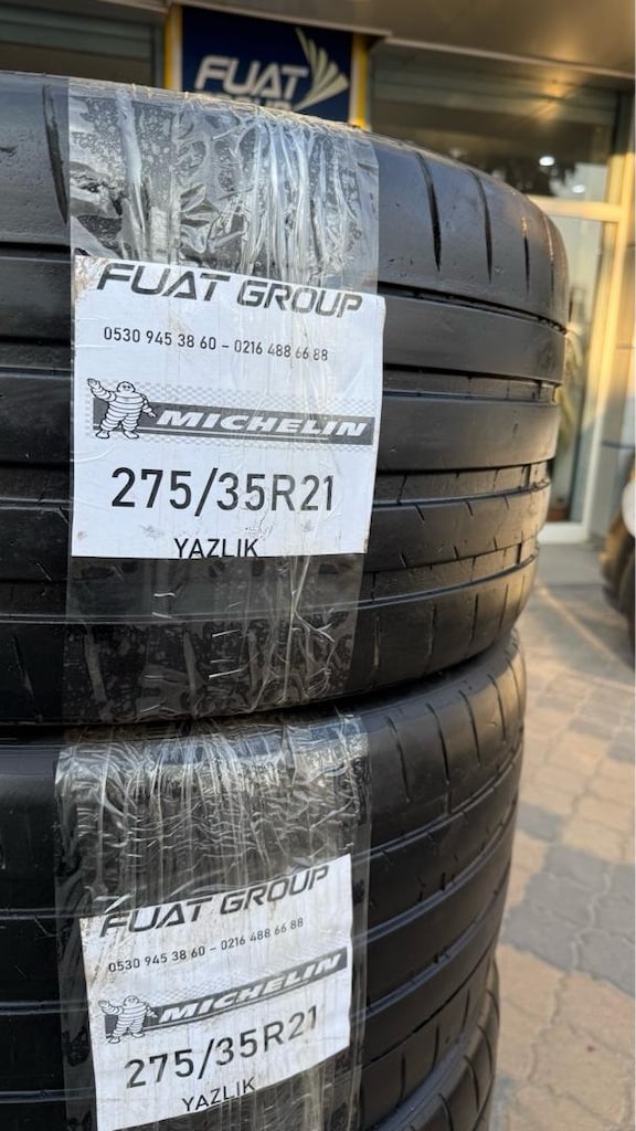 275 35 21 - 325 30 21 MİCHELİN ÖN ARKA SET ÇOK İYİ DURUMDA - 6
