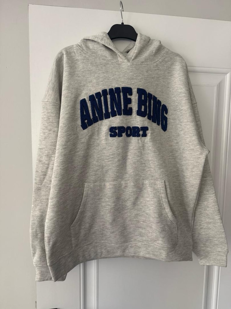 anine bing sweatshirt hoodie kapüşonlu - 3