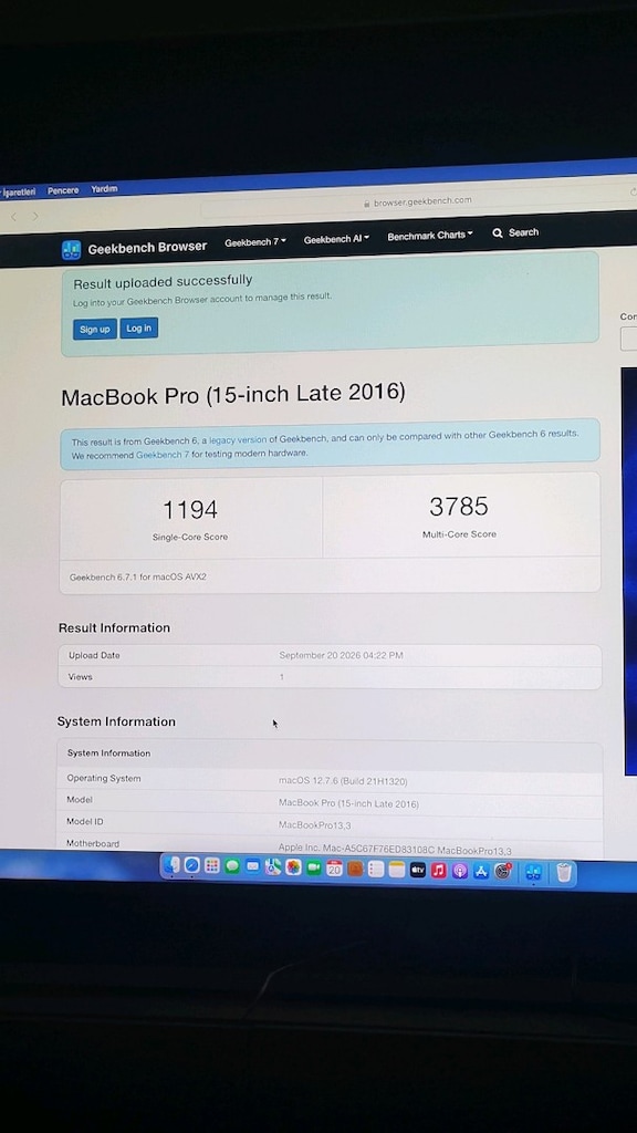macbook pro 2016 i7 6700hq a1707 2gb ekran kartli laptop - 8