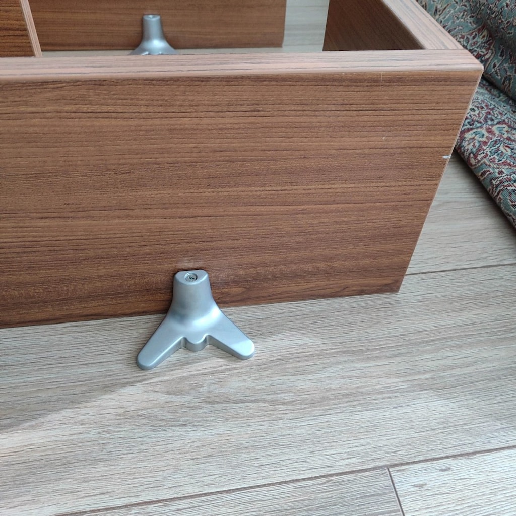 Teak MDF özel yapım Raf Kitaplık - 5