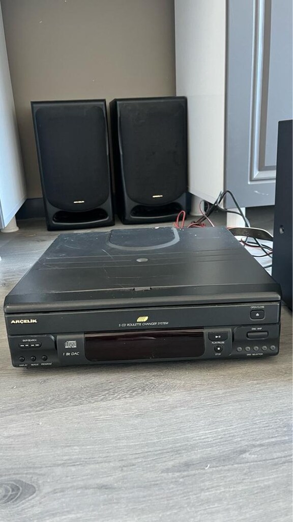 90 lı Yıllar Antika - Arçelik Cd-Kaset Çalar - 6