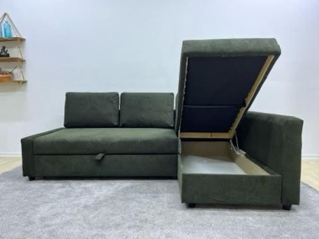 IKEA FRİHETEN SIFIR KAPLAMA YATAKLI BAZALI L KÖŞE KOLTUK KANEPE - 4