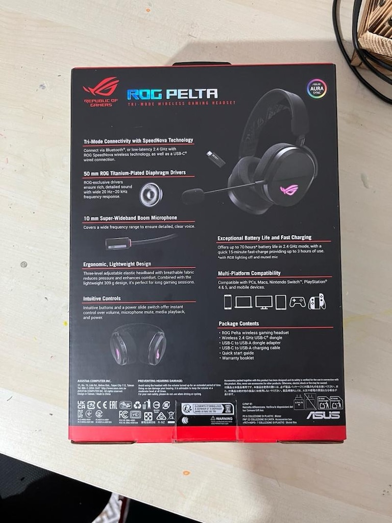 asus rog pelta kulaklık SIFIR ÜRÜN AÇILMAMIŞ - 2