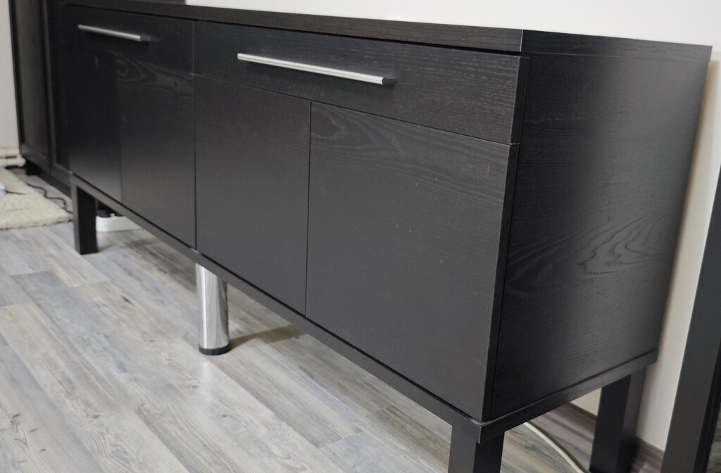 IKEA 158x40x68 Siyah konsol İzmir içi elden teslim - 2