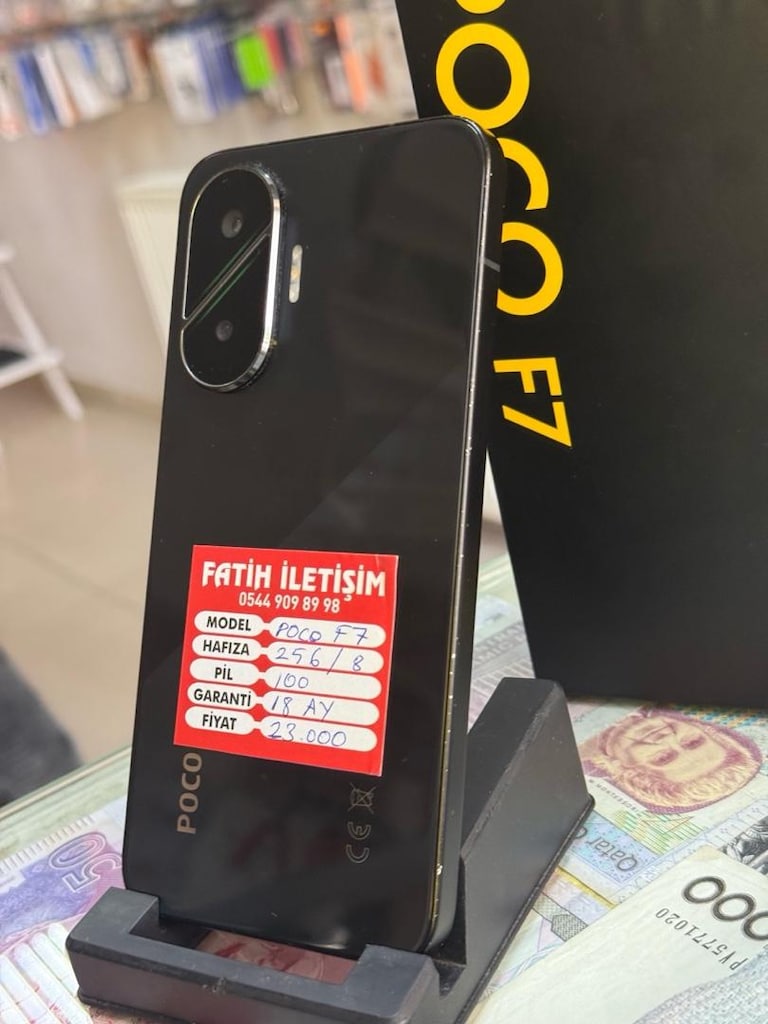 Poco F7 256/8gb 18 ay garanti - 3