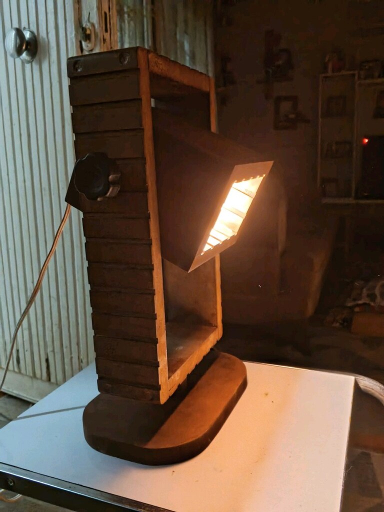 Masa üstü lambası abajur boyalı boyasız yakma doğal olarak yapılabilir - 10