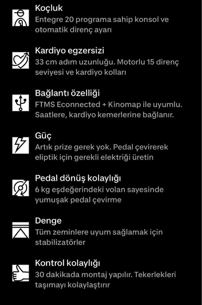 DOMYOS INITIAL EL300 otomatik eliptik bisiklet - 5