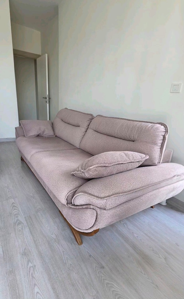 Yeni Ayarında Modern Krem Bej Koltuk Takımı - 4