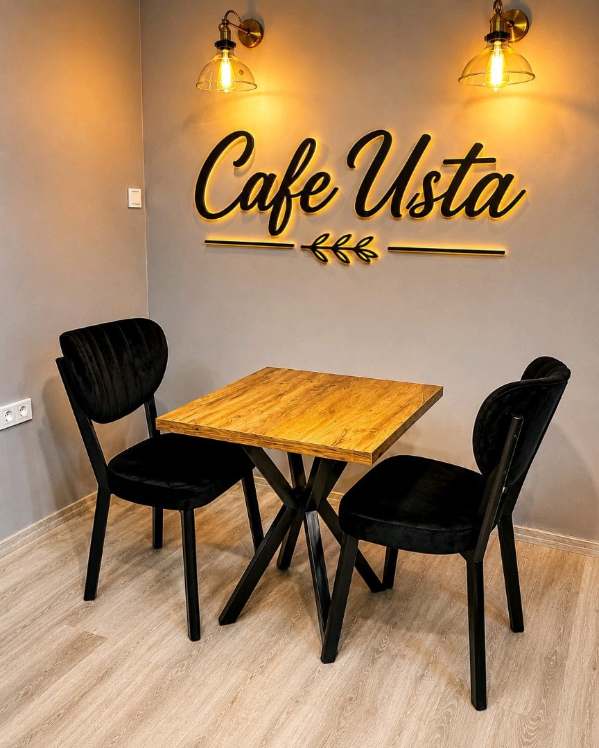 Cafe Restoran Masa Sandalye Takımı - 2