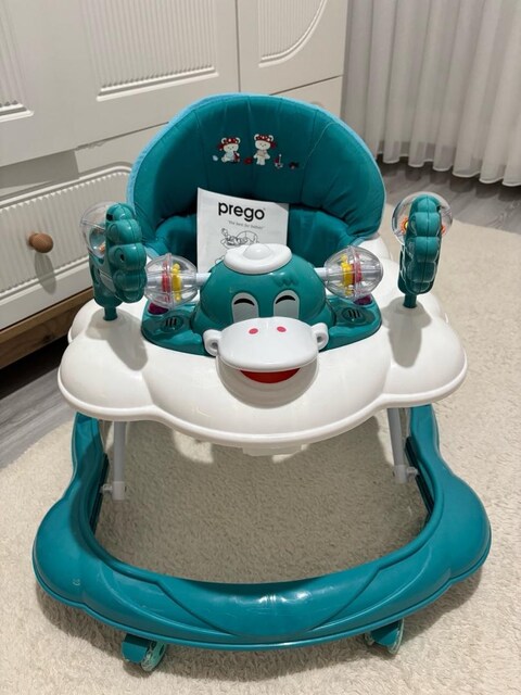Satılık Prego Marka Sıfır bebek yürüteçi.