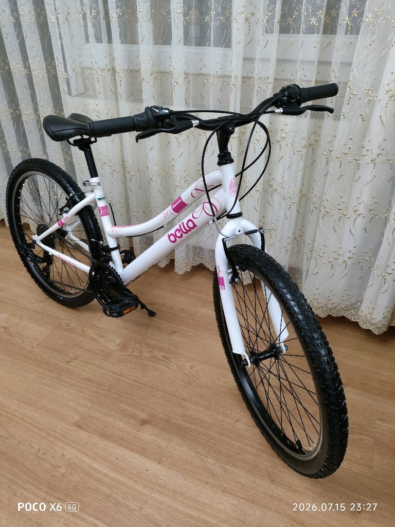 Sıfırdan farksız, hatasız 24" Bianchi Bella vitesli bisiklet (kaçmaz) - 2