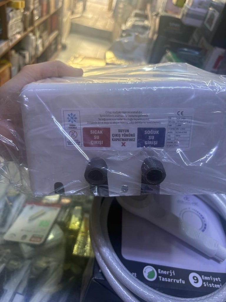 Dökümçelik Ecoplus 7500W Elektrikli Ani Su Isıtıcısı Şofben - 2