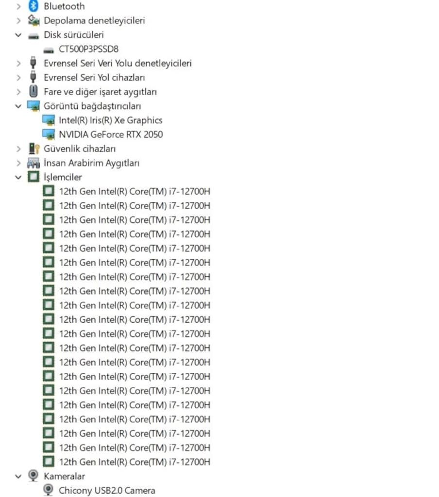 i7 12. Nesil Monster G@ming 24 GB RAM tam bir oyun canavarı laptop - 9