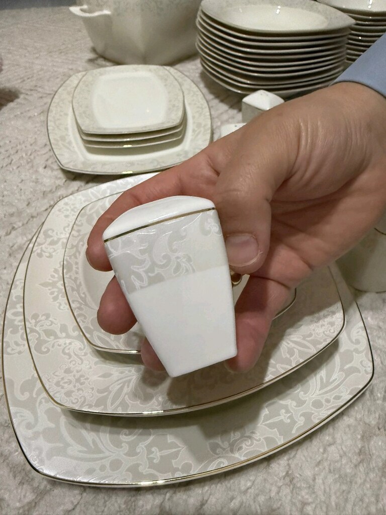 12 kişilik yemek takımı Schafer yemek seti pazarlık payı vardır - 5