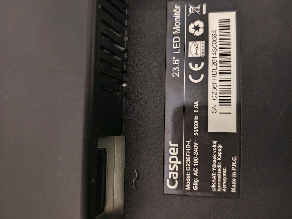 Casper C236FHD-L 23.6" Full HD LED Monitör - 2