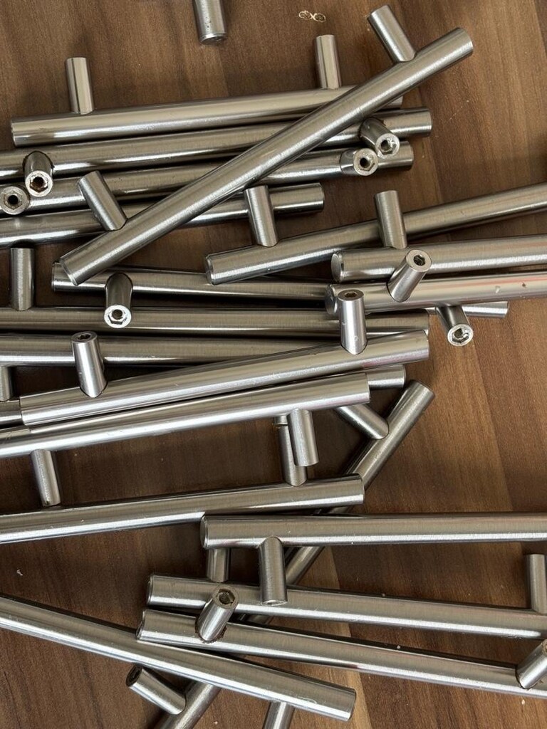 (22)Adet. 128 cm çelik Dolap kulpu - 6