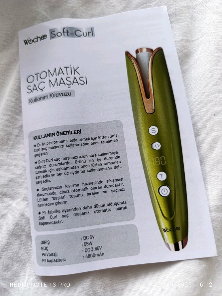 Şarj Edilebilir Otomatik Saç Şekillendirici - 3