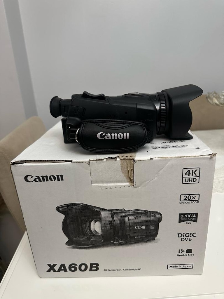 Canon XA60B Video Kamera Sıfır Ayarında