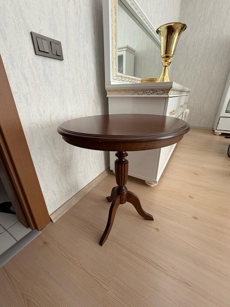 ahşap fiskos masa temiz 55x63 ölçülerinde antika - 2