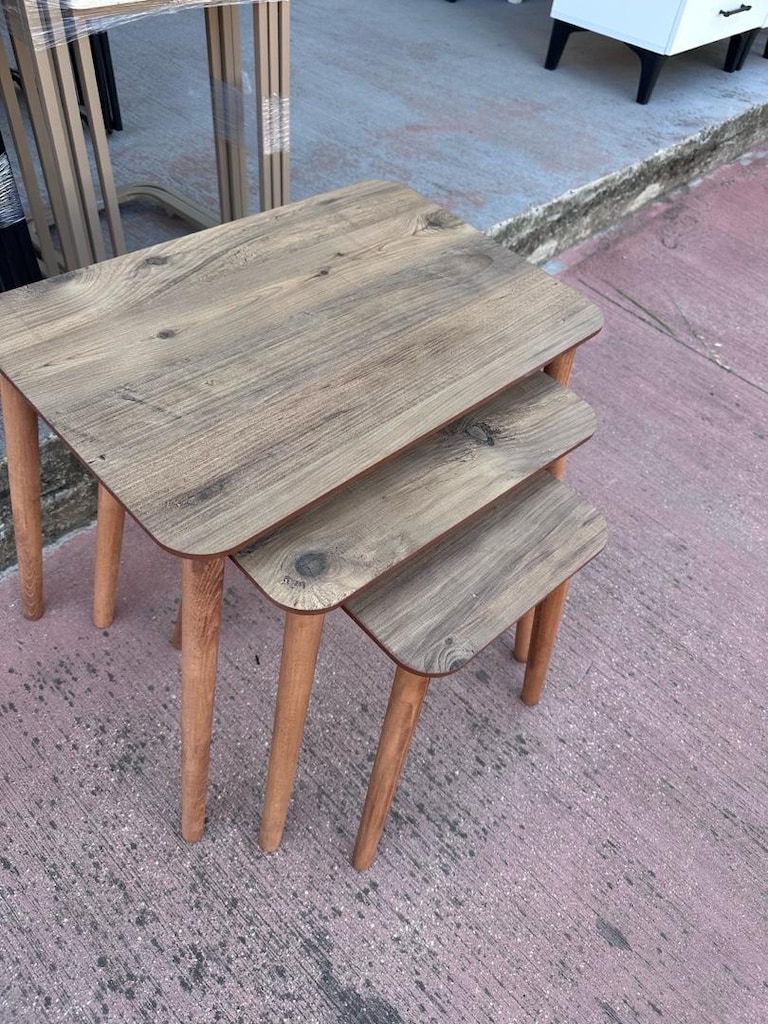 MDF zigon sehpa takımı - 3