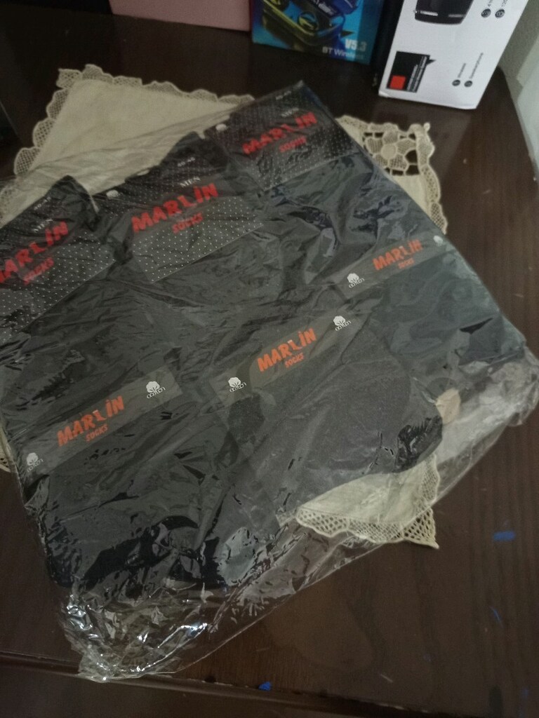 Marlin çorap 12 adet siyah uzun boy
