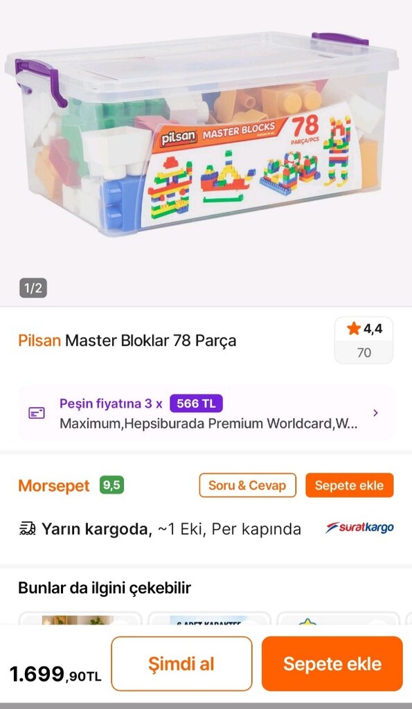 PİLSAN MASTER BLOG LEGO 75
Parça+Pervane - 4