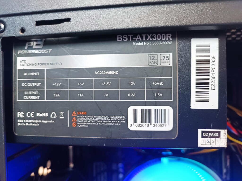 MASTER | RX6500XT/RYZEN 5 1600 CPU/256GB SSD/16 GB RAM/GAMİNG KASA - 7