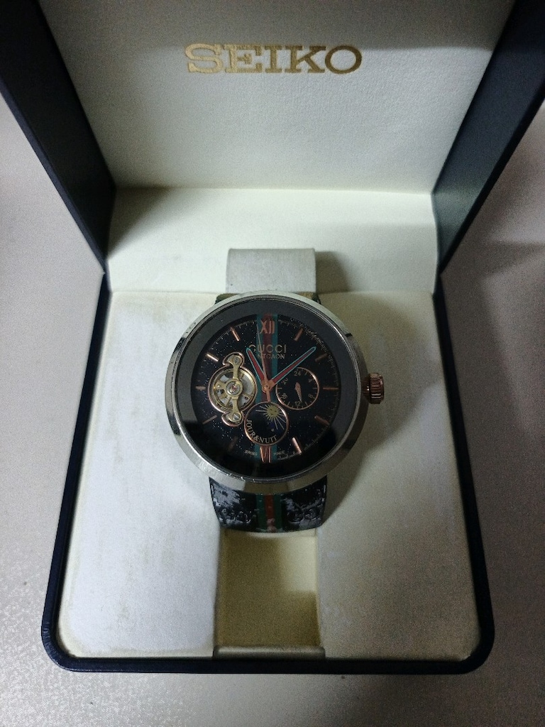 Gucci Siyah Kadran Erkek Saat - 3