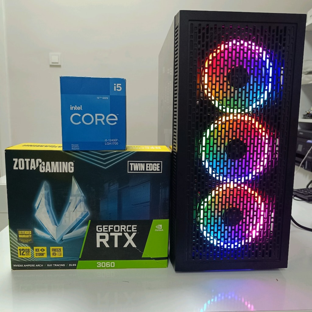 İNTEL İ5 12400F 16 GB GEFORCE RTX 3060 RAİNBOW GMNG BİLGİSAYAR - 4