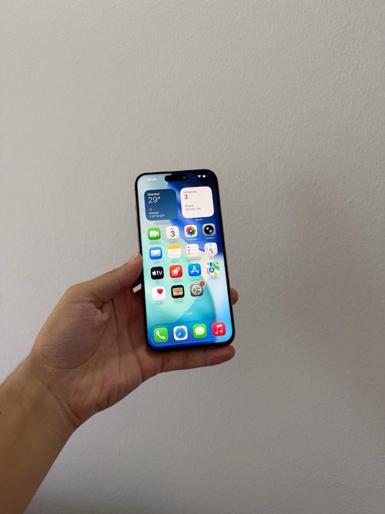 IPHONE 15 PRO MAX 256 GB YD TEK SIM PİL 81 HERSEY AKTİF - 3