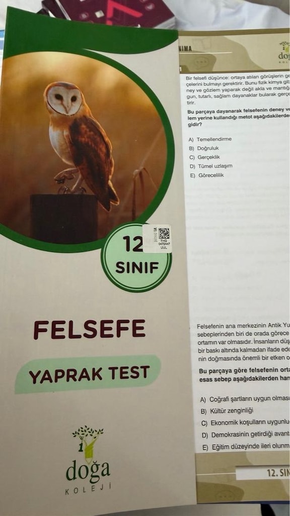doğa koleji yaprak test sıfır - 2