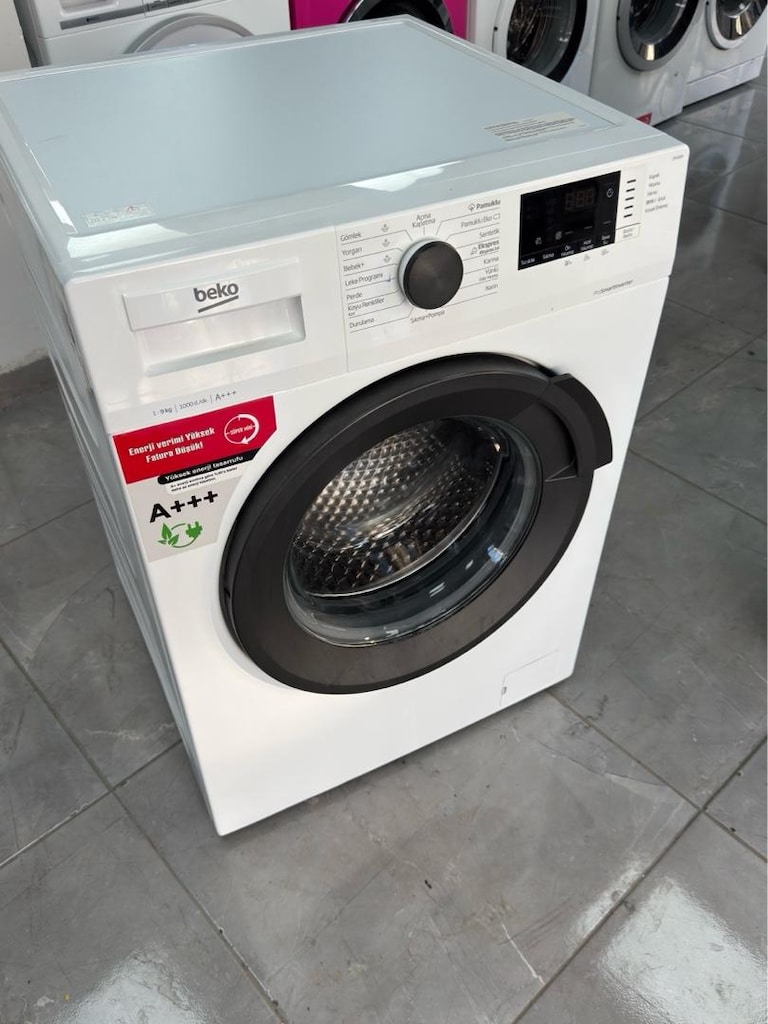 Beko 9 Kg A+++ Enerji İNVERTIR Çamaşır makinesi ADRESE TESLİM - 8