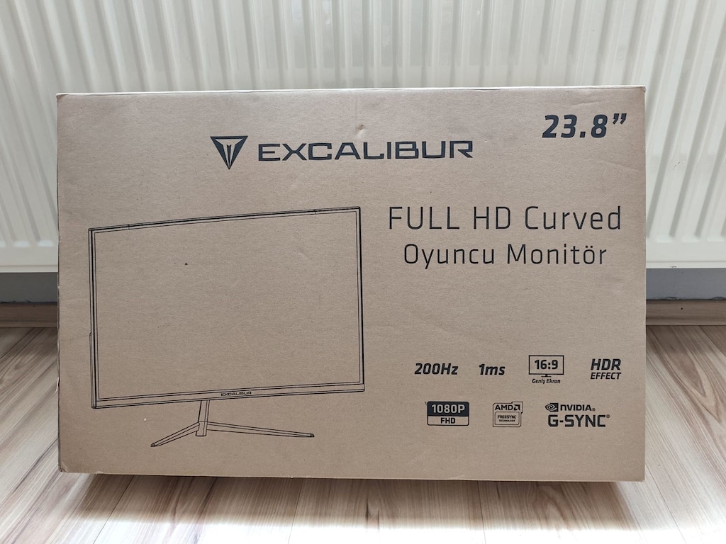 CASPER EXCALIBUR 23.8" 200HZ 1MS CURVED OYUNCU MONİTÖRÜ - KUTULU - 7