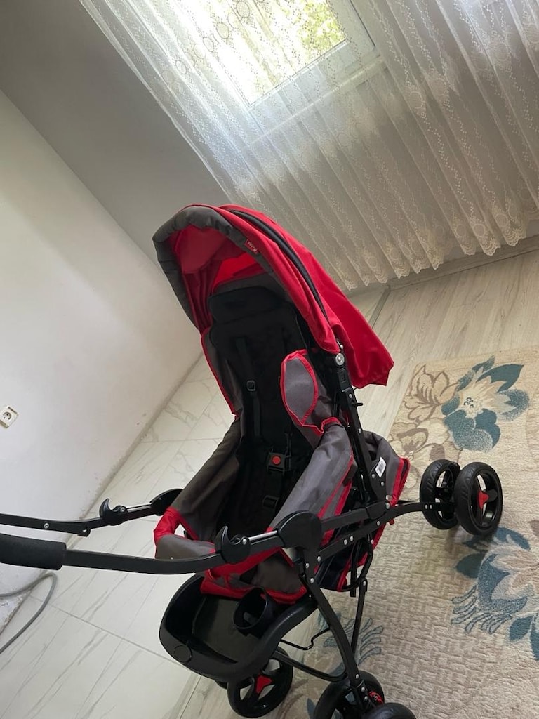 Sıfır BABY HOPE Kırmızı bebek Arabası - 2