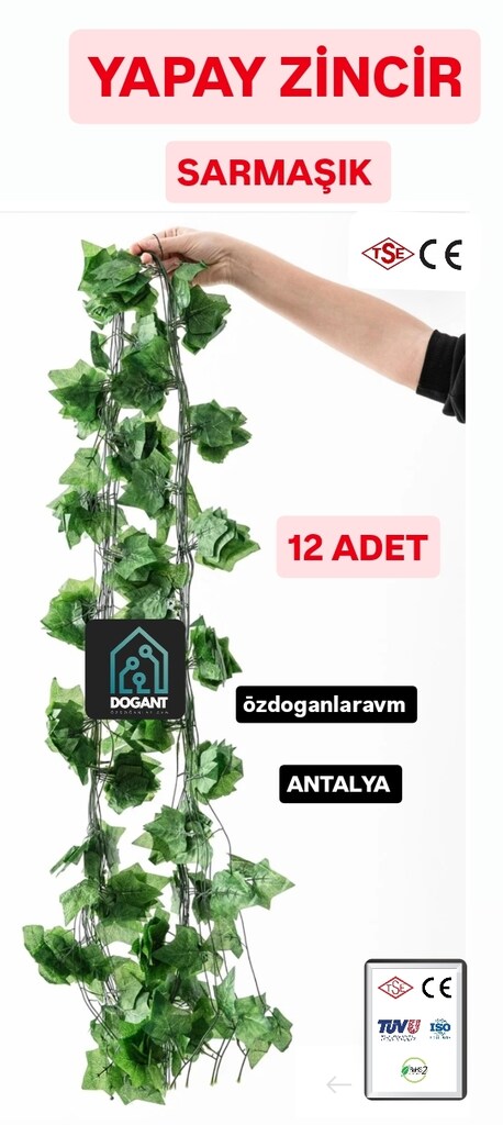 YAPAY BİTLKİ SARMAŞIK ZİNCİR 2.40 Cm - 3